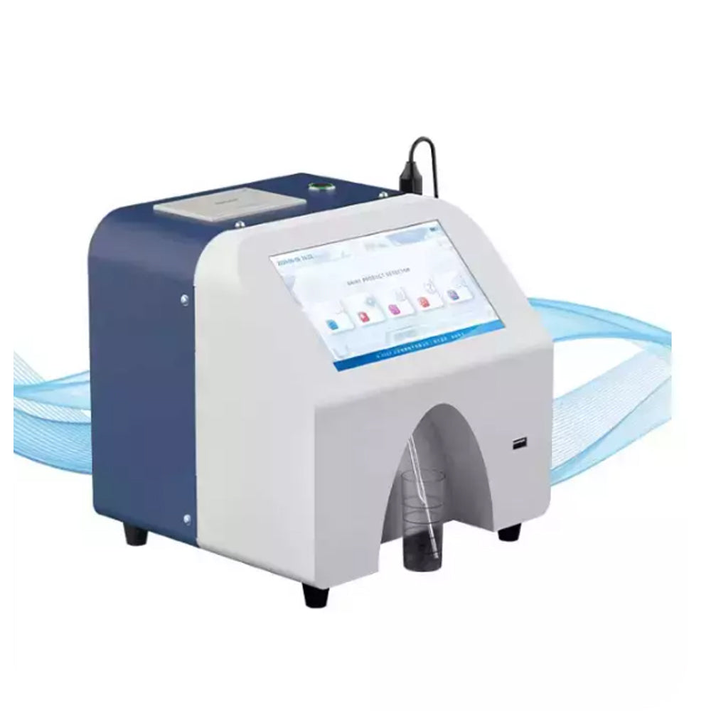 VTSYIQI Dual Pump Milk Analyzer Dairy Composition Analyzer with Automatic Cleaning Thermal Printer USB Interface for Fat Protein Lactose Non-fat Solid Density Ash Milk Temperature pH Conductivity Value Test