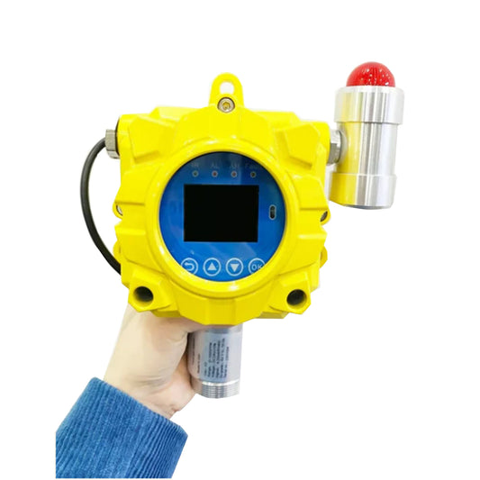 VTSYIQI Oxygen Gas Detector Fixed O2 Gas Monitor with Range from 0 to 30%vol Resolution 0.1%vol L-alarm 19.5%vol H-alarm 23.5%vol Single input 4~20mA and RS485 for Detecting the Concentration of Flammable Gases or Other Toxic and Harmful Gases in the Air