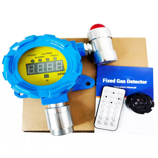 VTSYIQI Hydrogen Leak Detector H2 Gas Detector Monitor with Measuring Range 0 to 1000ppm Resolution 1ppm L-Alarm 50ppm H-Alarm 150ppm Die-cast Aluminum Shell