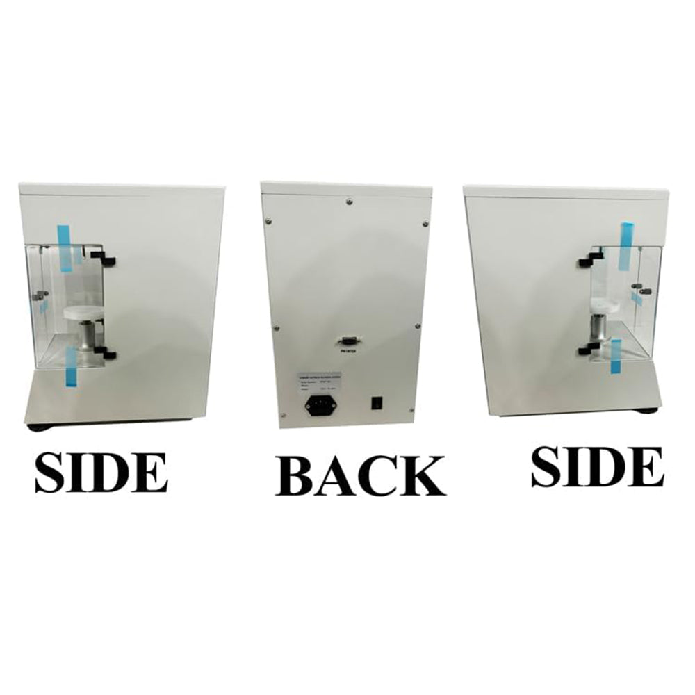 VTSYIQI Liquid Surface Tensiometer Interfacial Tension Measurement Interfacial Tensiometer with Platinum Loop Range 0 to 1000 mN/m Accuracy 0.1mN/m Real Time Display Du Nouy Ring Method