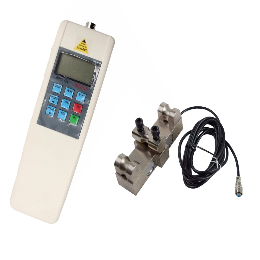 VTSYIQI Rope Tension Meter Steel Wire Rope Tensiometer Digital Pressuremeter with Rope Diameter Φ6 to Φ14mm Error Of Indication 土0.5% Maximum Load Value 10KN Load Division Value 0.01KN/ 0.001Mg/ 0.001Klb