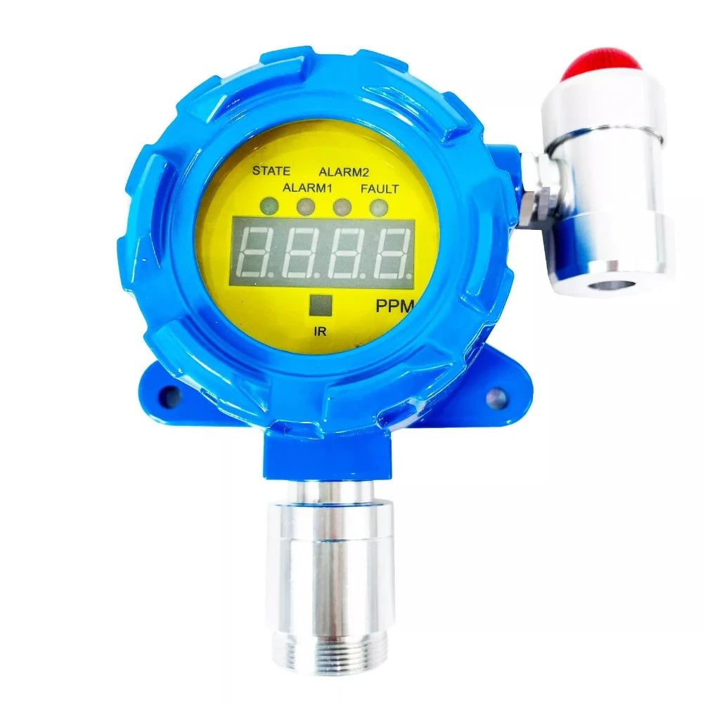 VTSYIQI Hydrogen Fluoride Gas Detector HF Gas Detector HF Gas Leak Alarm Monitor with Measurement Range 0 to 10ppm Resolution 0.01/0.1ppm for Gas Field Spray Paint Gas Detection