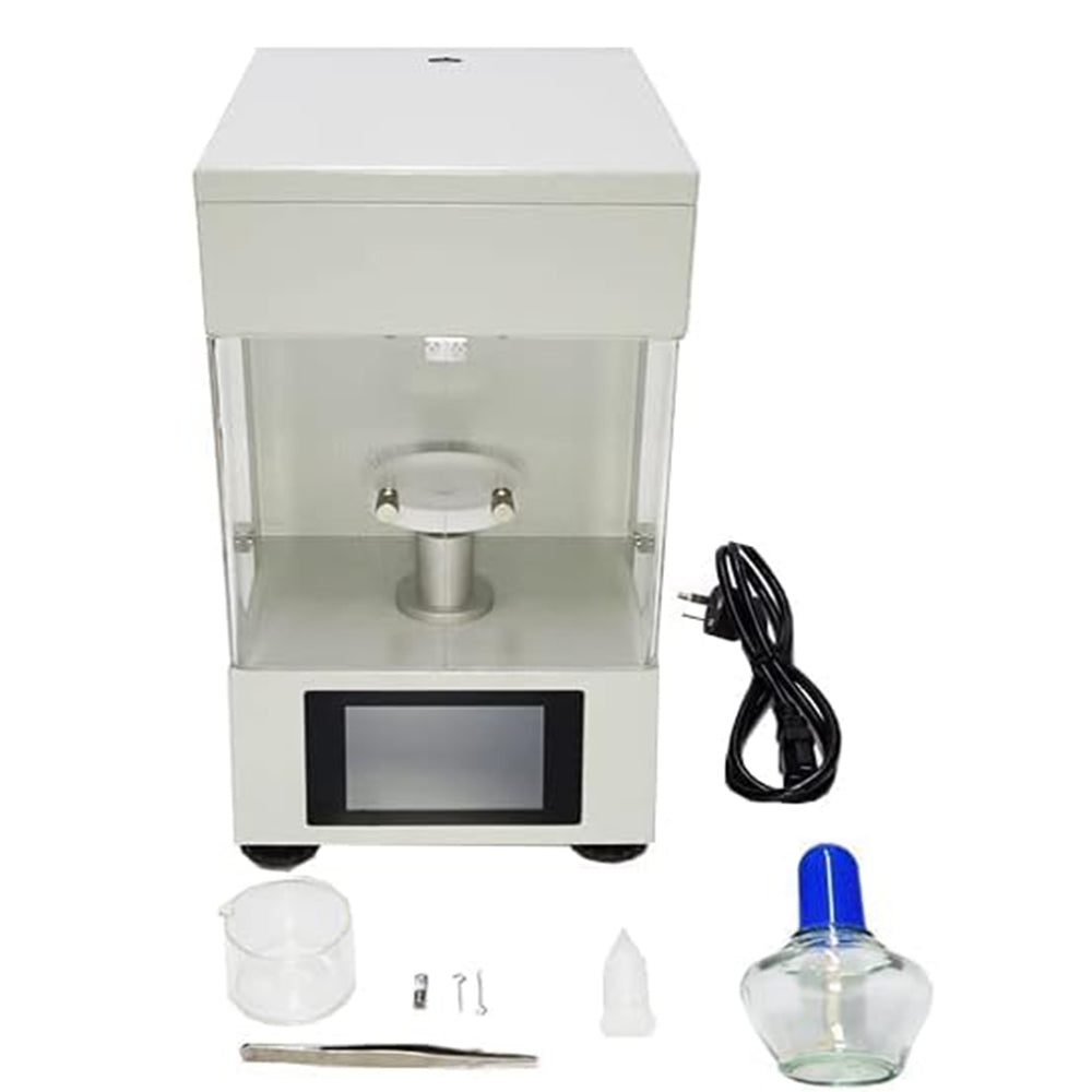 VTSYIQI Liquid Surface Tension Meter Interfacial Tensiometer With Accuracy 0.01mN/m Measuring Range 0 to 1000mN/m Accuracy 0.01mN/m Platinum Plate For Food Oil Paint Test