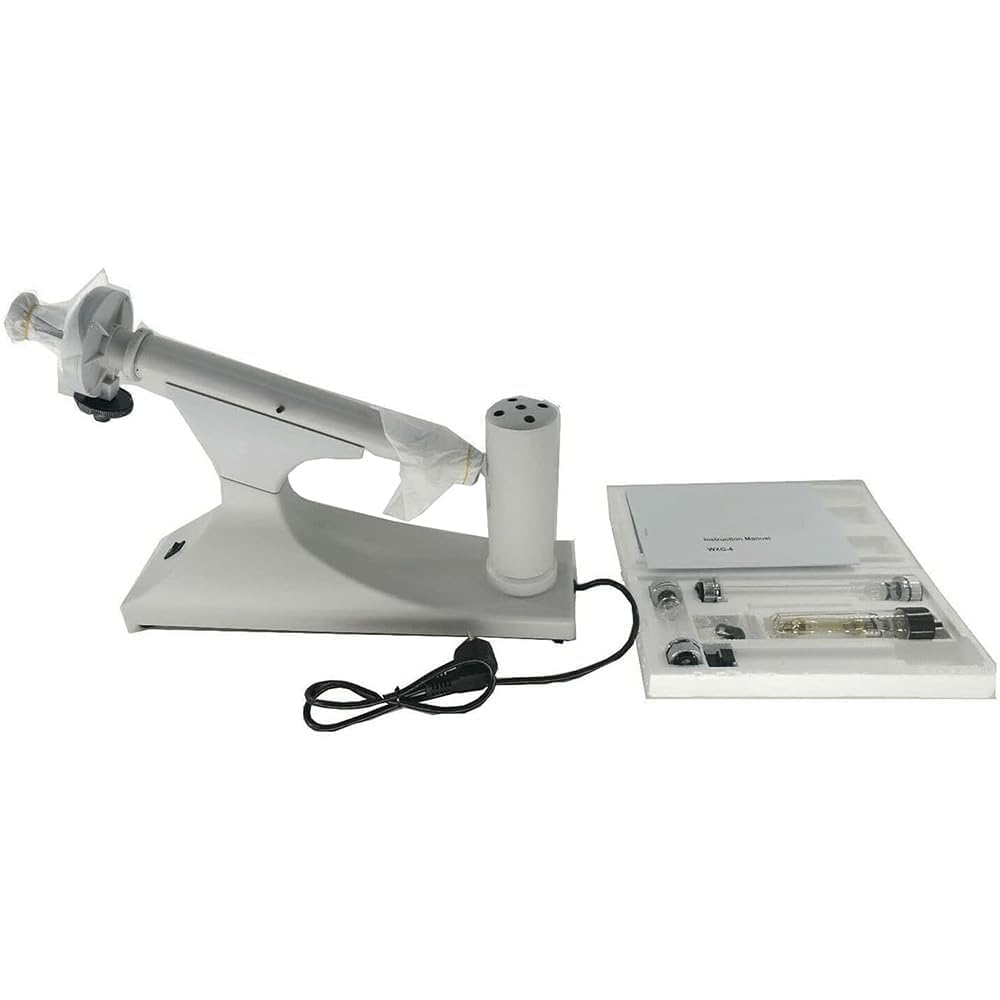 VTSYIQI Laboratory Polarimeters Manual Polarimeter Instrument with Sodium Lamp -180° to +180° Accuracy 0.05° Research Industry Type Disk Polarimeter 100mm and 200mm Polarimeter Tube