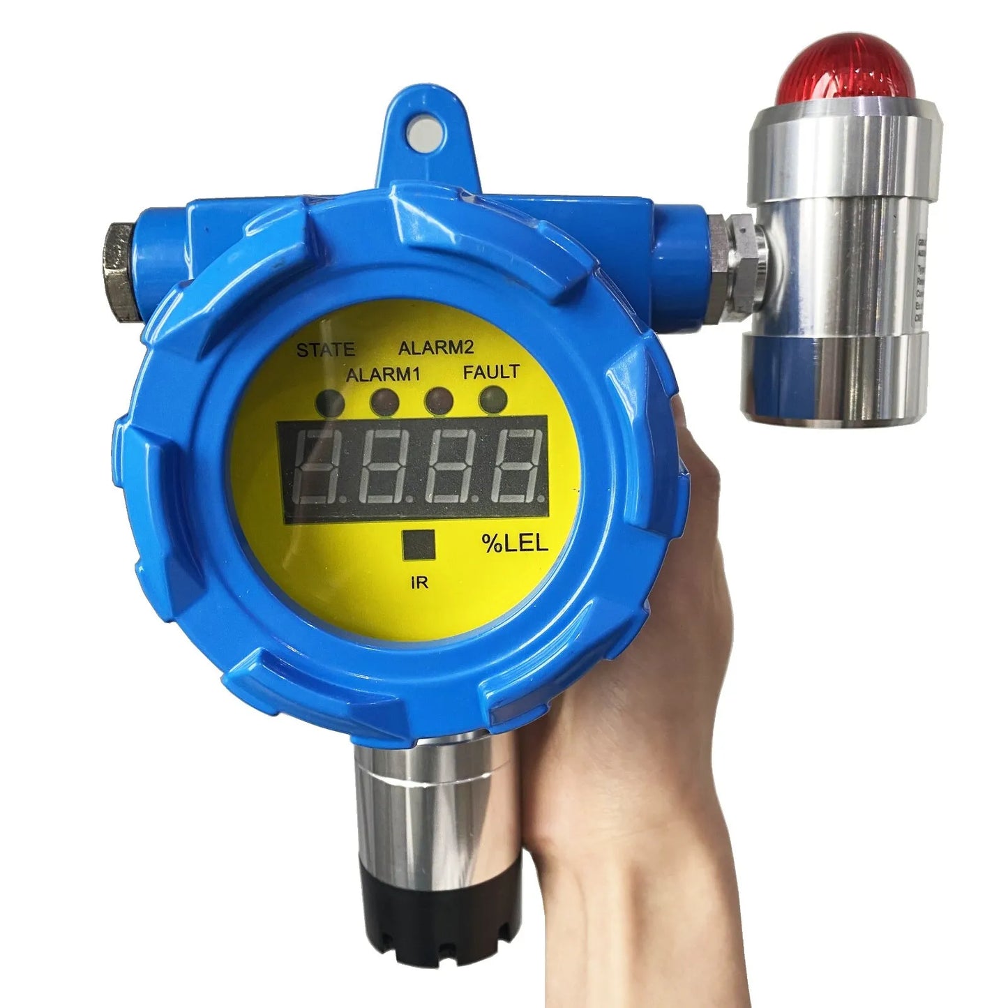 VTSYIQI Wall-mounted Methane Gas Detector CH4 Gas Detector Methane Explosion Gas Monitor with Range from 0 to 100%LEL Resolution 1%lel for Biogas Animal Husbandry Gas Test