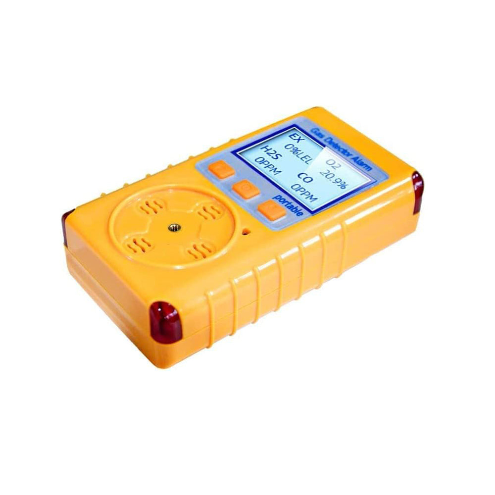 VTSYIQI 3 in 1 Gas Detector Alarm Oxygen Hydrogen Sulfide Combustible Gas Concentration Detecting Instrument Multi Gas Leak Alarm with USB Interface Audio Sound&Light Alarm LCD Display for Municipal Industry Gas Test