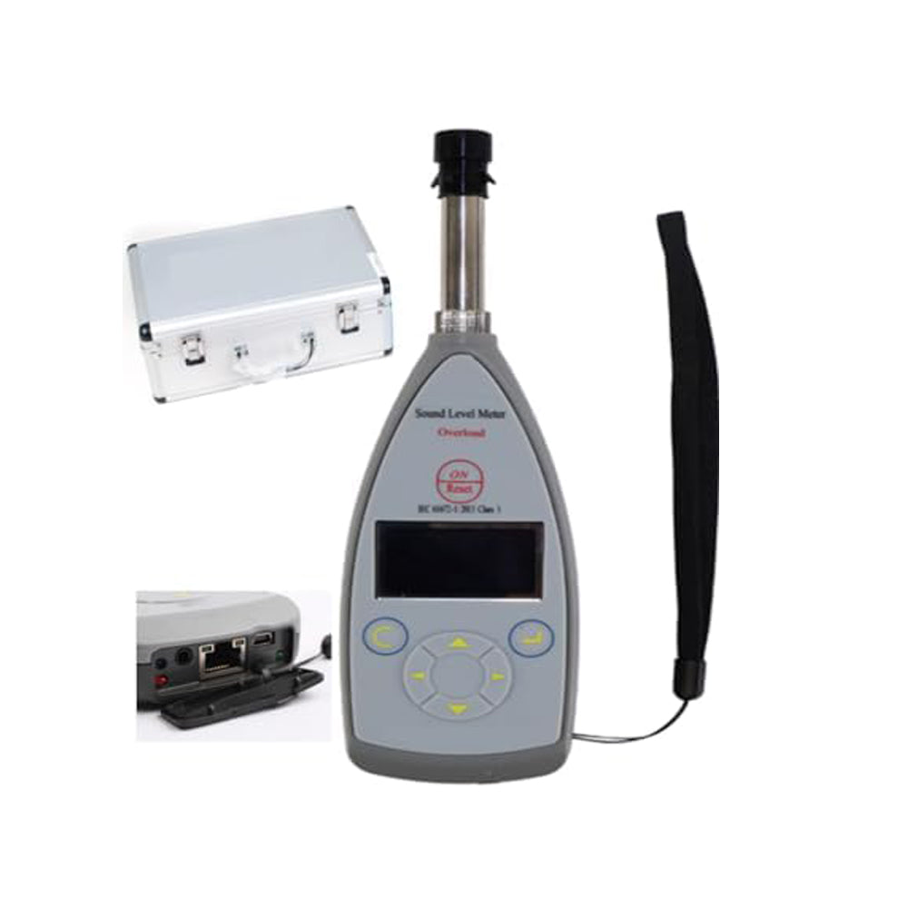 VTSYIQI Integrating Sound Level Meter Tester Class 1 Noise Level Tester with Range 10 Hz-20 kHz 25dB(A)-140dB(A) 8000 Groups Data Storage Wide Dynamic Range F S I Peak Time Weighting