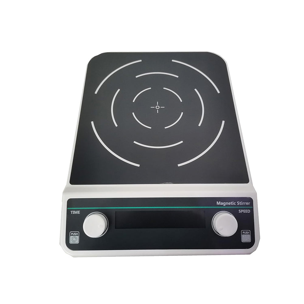 VTSYIQI Large Volume Magnetic Stirrer Digital 15L Magnetic Mixer with LCD Display Magnet Size Range 60MM Brushless Motor Speed Regulation Accuracy ±5rpm/min Speed Range 50-1500rpm Max Stirring Volume 15L Timing Function