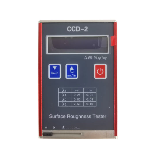 VTSYIQI Digital Surface Roughness Tester Roughness Meter with Stroke Length 6mm Accuracy 0.01μm Measuring Range Ra Rq 0.05~15.0μm Rz Rt 0.1~50.0μm Testing Parameters (µm）Ra Rz Rq Rt Evaluation Length 1.25 4.0 5.0mm