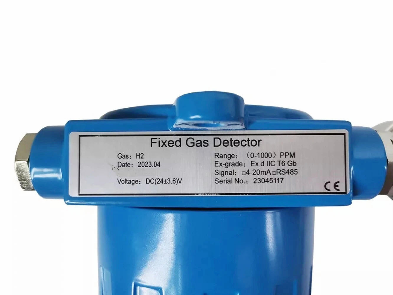 VTSYIQI Hydrogen Gas Detector Fixed H2 Gas Monitor Hydrogen H2 Leak Alarm Monitor with Measurement Range from 0-1000ppm Resolution 1ppm for Detecting Gas of Refinery LPG Station and Painting Plant