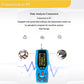 VTSYIQI Digital Surface Roughness Tester Meter 20 Parameters Handheld Portable Surface Profilometer with Range Ra 0.005 to 16.000um Rz 0.02 to 160.00um Indication Accuracy 0.001μm Range Ra Rz Real-time Clock Settings and Display