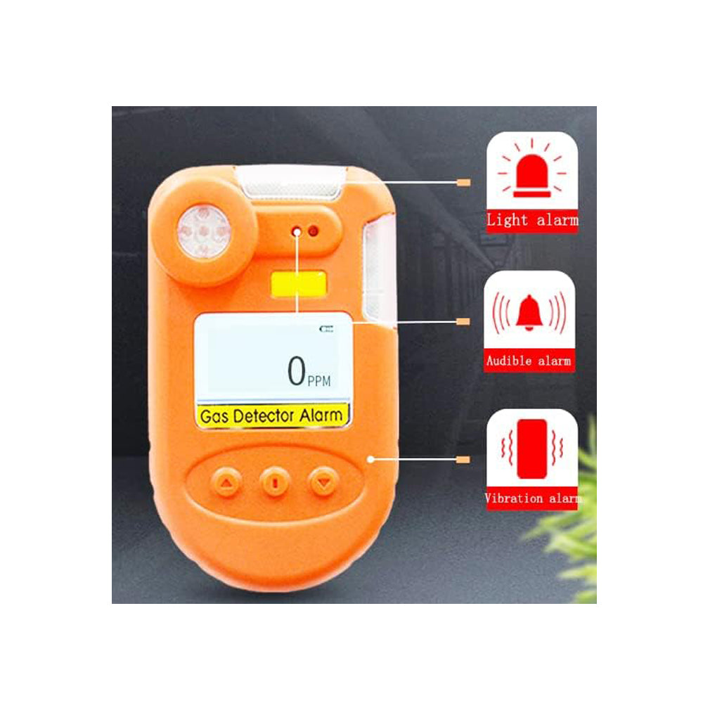 VTSYIQI Ammonia Gas Detector Tester NH3 Gas Leak Alarm Ammonia Gas Concentration Detecting Device with Measuring Range 0 to 100PPm Resolution Ratio 0.1/1PPm LCD Display for Municipal Industry Gas Detection