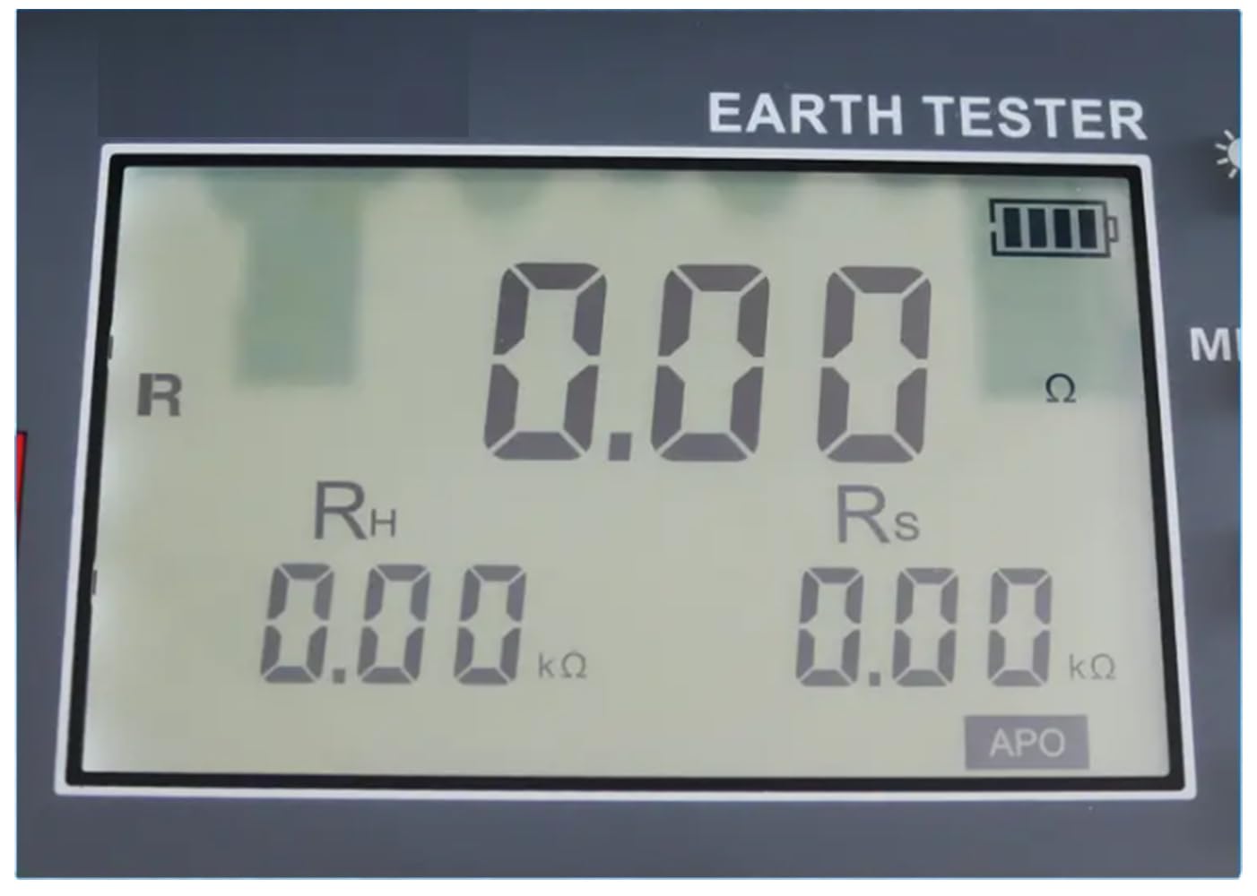 VTSYIQI Three Wire Earth Ground Resistance Tester Digital Grounding Resistance Tester Instruments with Range 0.01Ω to 3000Ω ±1.5% rdg±5dgt Accuracy 0.01Ω Resolution USB Interface Real Time Display for Power Distribution Lines Test