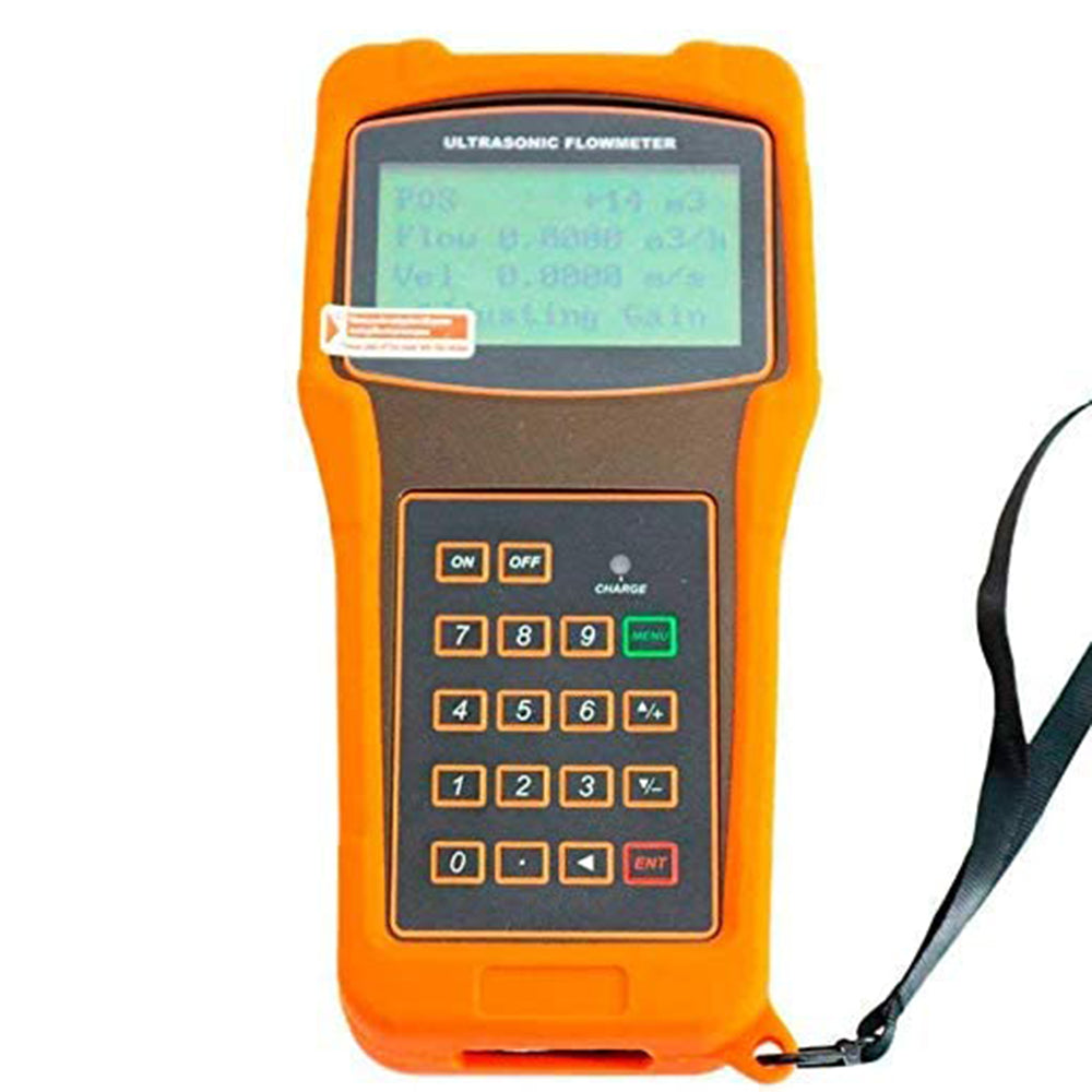 VTSYIQI Portable Digital Ultrasonic Flow Meter Flowmeter With Transducers DN25 to DN700 mm For Pipes from 0.59 to 27.56 inch and from -30°C to 90°C