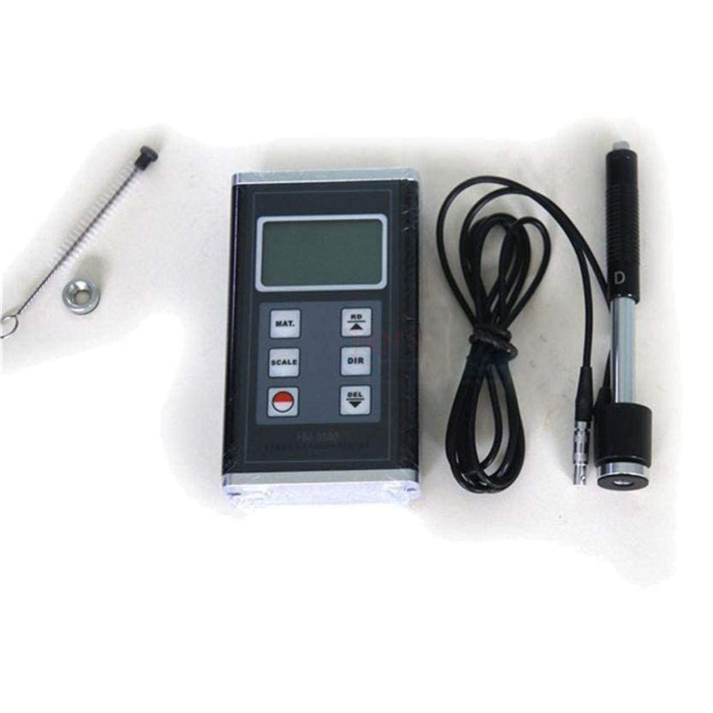 VTSYIQI Portable Metal Leeb Hardness Tester Meter Durometer USB Data Cable Software with 170-960HLD HL HB HRB HRC HRA HV HS for Steel Iron Cast Aluminum Alloy Copper