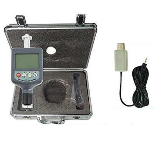 VTSYIQI Leeb Hardness Tester Durometer Tester with 200 to 900 HLD Durometer Include RS-232C Data Cable with Software