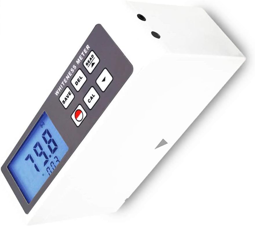 VTSYIQI Digital whiteness meter Tester Leucometer 0 to 120 for material surface white measurement Paint Paper Powder Salt Flour