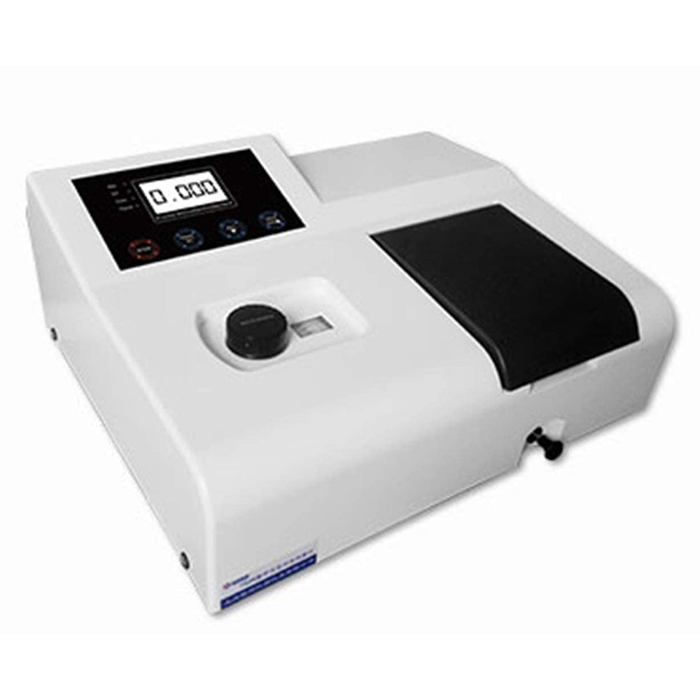 VTSYIQI Digital Visible Spectrophotometer Lab Colorimeter with Spectral Bandwidth 4NM Wavelength Range 320 to 1020NM for Food Petrochemical Industry Test