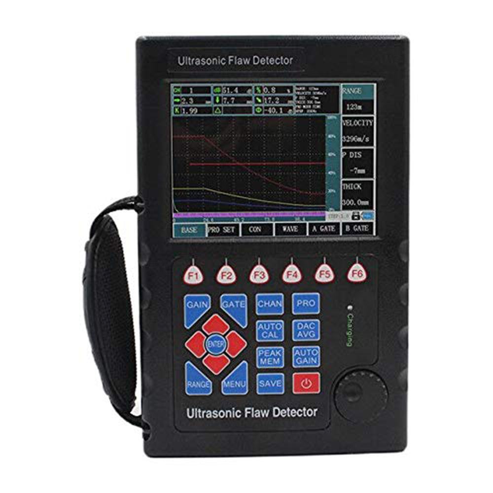 VTSYIQI Ultrasonic Flaw Detector Flaw Detection Tools with USB PC Software Color Display