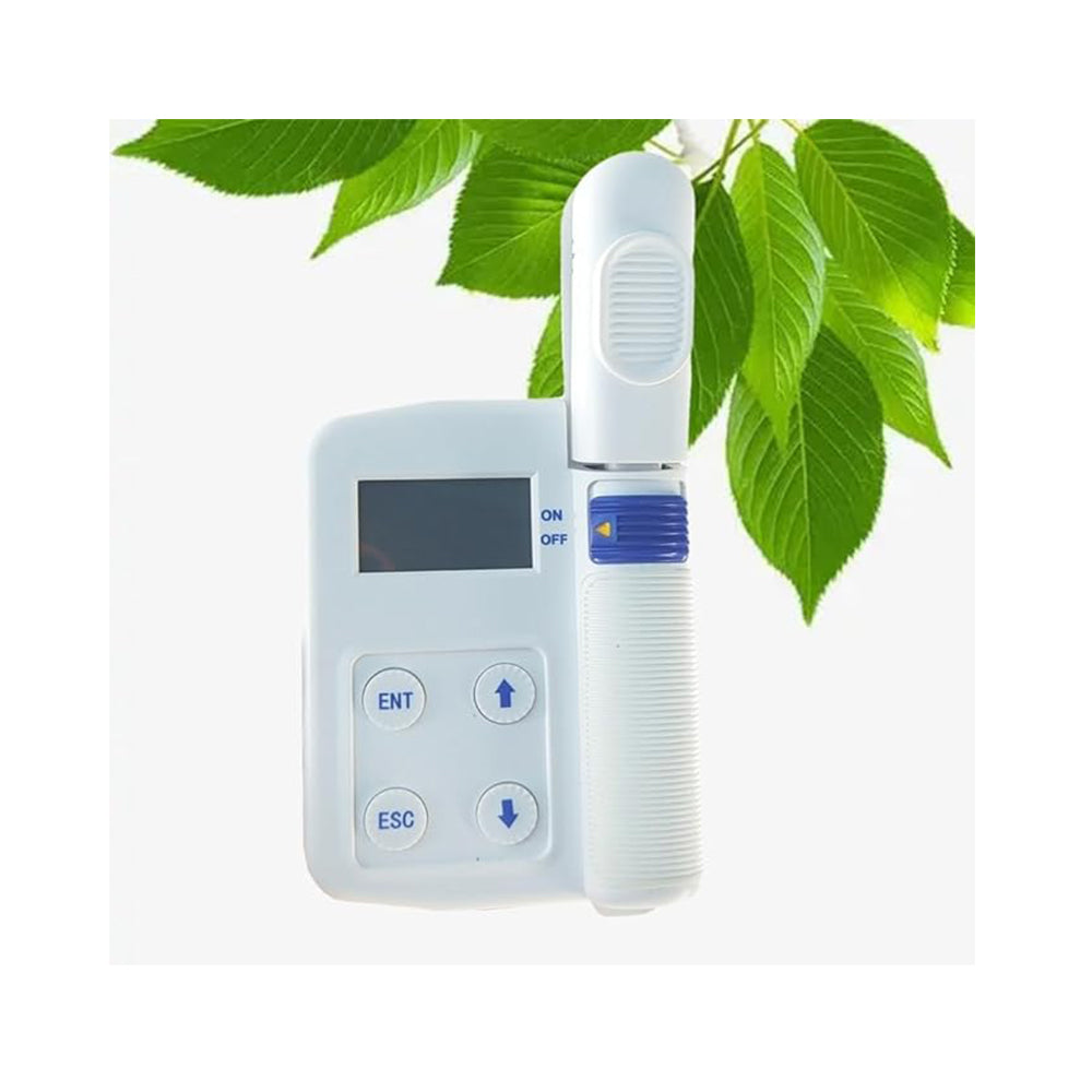 VTSYIQI Portable Plant Nutrition Analyzer Tester with Chlorophyll 0.0-99.99SPAD Nitrogen Content 0.0-99.99mg/g Leaf Temperature -10-99.9℃ Leaf Humidity 0.0-99.9RH% for Nitrogen Chlorophyll Leaf Temperature Leaf Humidity