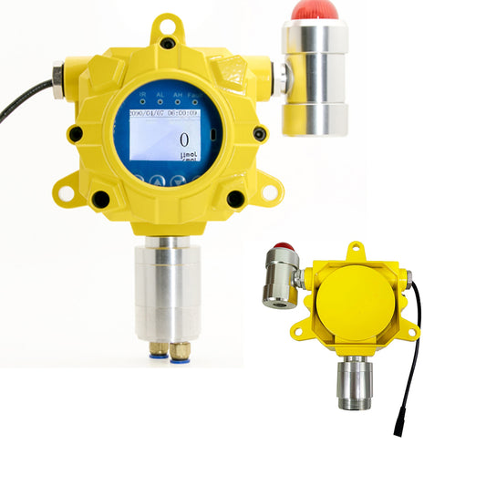 VTSYIQI Fixed O2 Gas Monitor Oxygen Detector Oxygen Gas Meter with Resolution 0.1%vol H-alarm 23.5%vol  L-alarm 19.5%vol Range from 0 to 30%vol Explosion Proof Grade Ex d ⅡC T6 Gb for Detection of Hazardous and Combustible Gas Concentrations