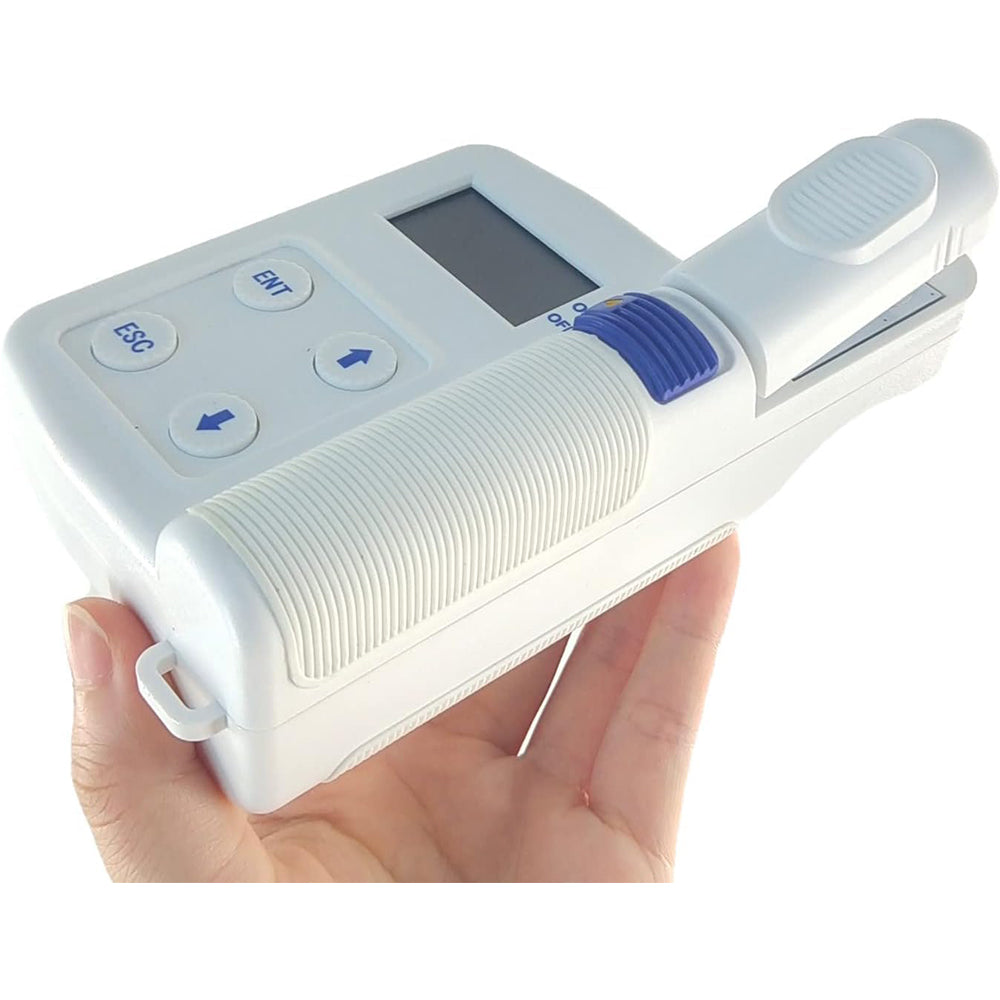 VTSYIQI Plant Chlorophyll Meter Leaf Chlorophyll Content Analyzer Temperature Nitrogen Moisture Chlorophyll Meter with Measurement Range 0.0 To 99.9SPAD 0.0-99.99mg/g -10-99.9℃ 0.0-99.9RH% 16GB Data Storage