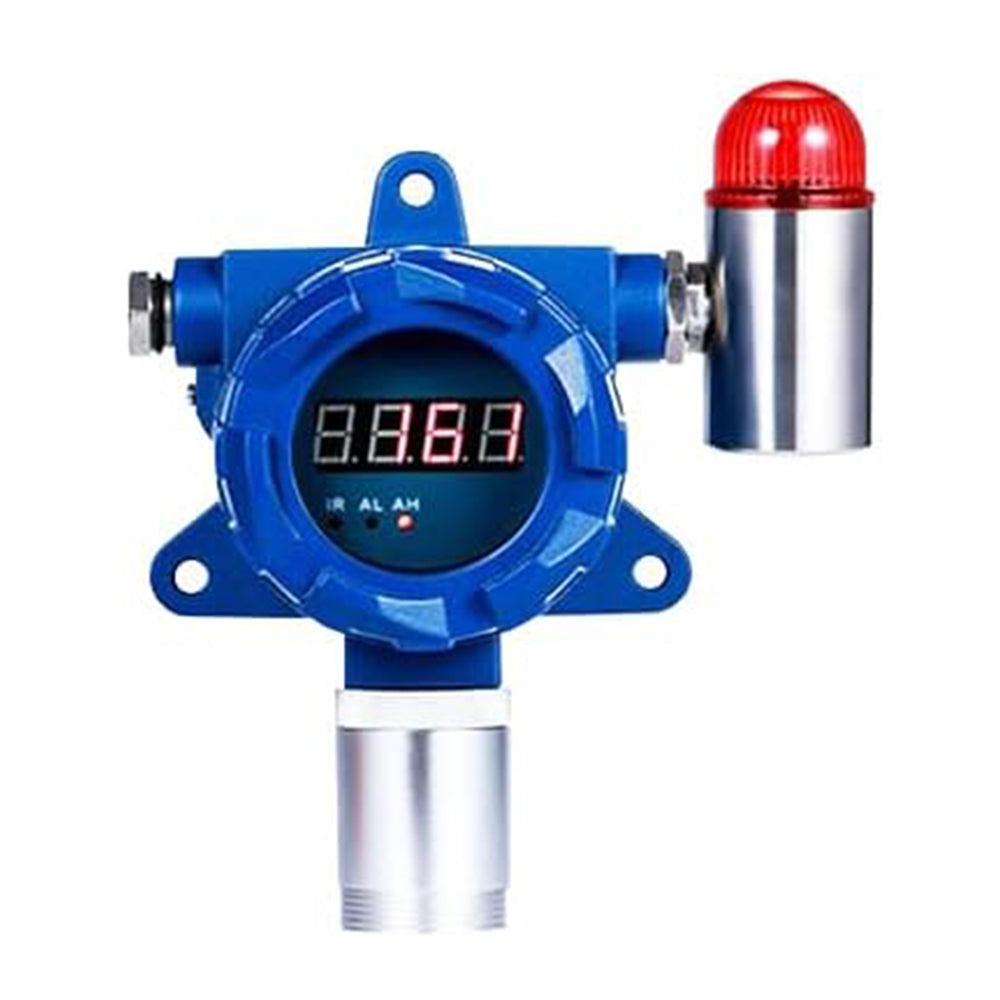 VTSYIQI Formaldehyde Gas Detector CH2O Gas Monitor with Measuring Range 0-10ppm Resolution 0.01ppm Sound & Light Alarm  Standard 4-20mA and RS485 Output Wall-Mounted Installation