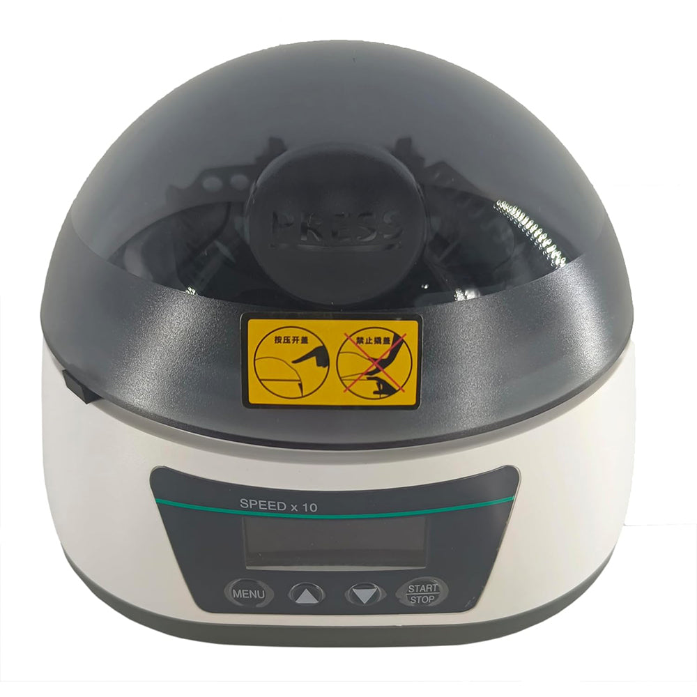 VTSYIQI Digital Centrifuge Machine Mini Centrifuge Digital Micro Centrifuge with Rotor Speed 1000-7000rpm Max Relative Centrifuge Force 3286xg 2 in 1 Rotor Speed Adjustable and Timing  LCD Display for 0.2/0.5/1.5/2ml Micro Tube