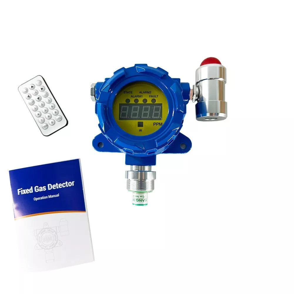 VTSYIQI Sulfur Dioxide Gas Detector SO2 Gas Detector SO2 Gas Leak Alarm Monitor with Measurement Range 0-20ppm Resolution 0.1/1ppm for Petroleum Chemical and Municipal Industry Gas Detection