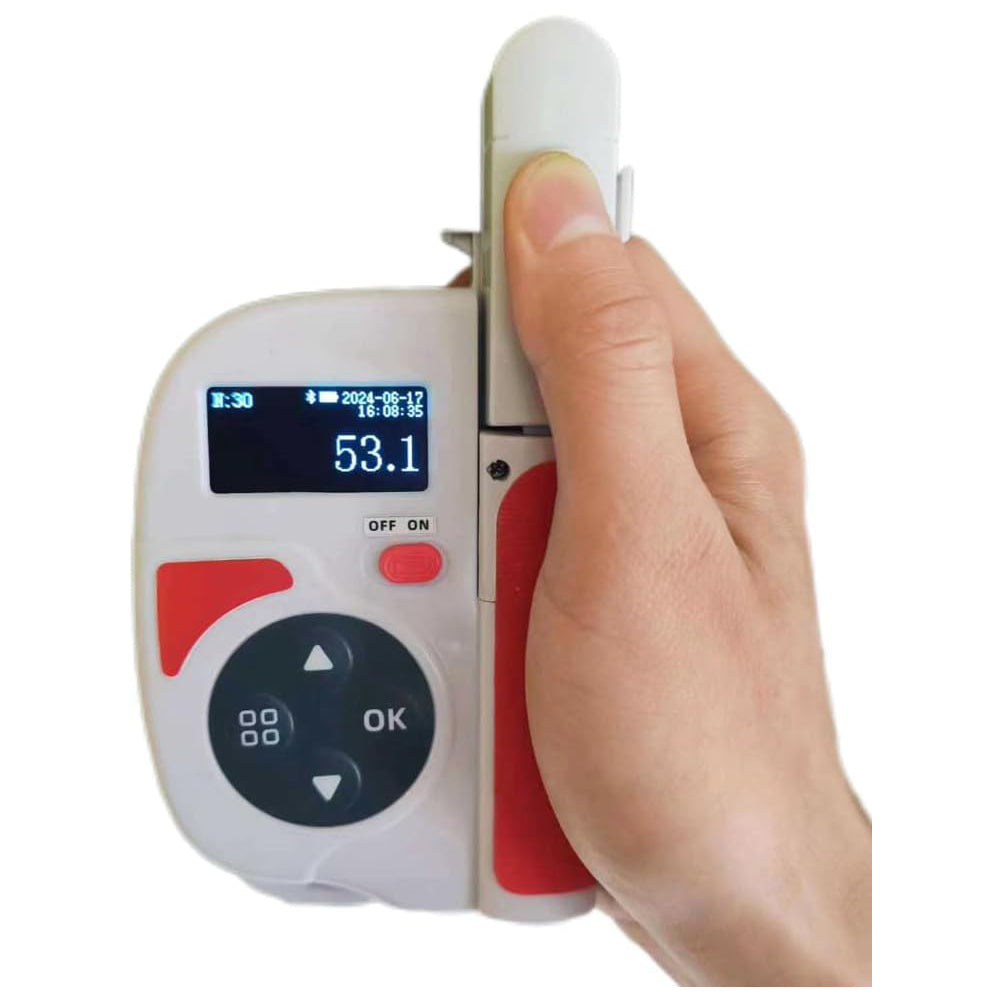 VTSYIQI Chlorophyll Meter Plant Nutrient Analyser Chlorophyll Content Measurement with Range Chlorophyll 0.0‐99.9SPAD Nitrogen 0.0‐99.9mg/g For Nitrogen Chlorophyll Leaf Temperature Leaf Humidity