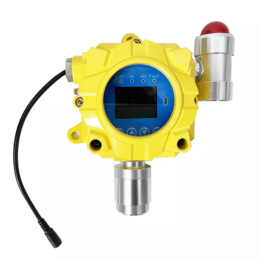 VTSYIQI Nitrogen Dioxide Gas Detector Wall Mount NO2 Gas Detector Nitrogen Dioxide Gas Monitor with Range 0-20PPM Resolution 0.1PPM for Detecting Gas of Warehouse Hotel Spray Paint