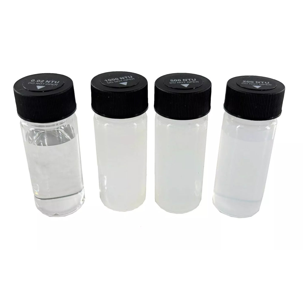 VTSYIQI Turbidimeter Calibration Solution for NTU1100 Lab Turbidity Meter with 4 PCS Solution Range 0.02NTU 200NTU 500NTU 1000NTU