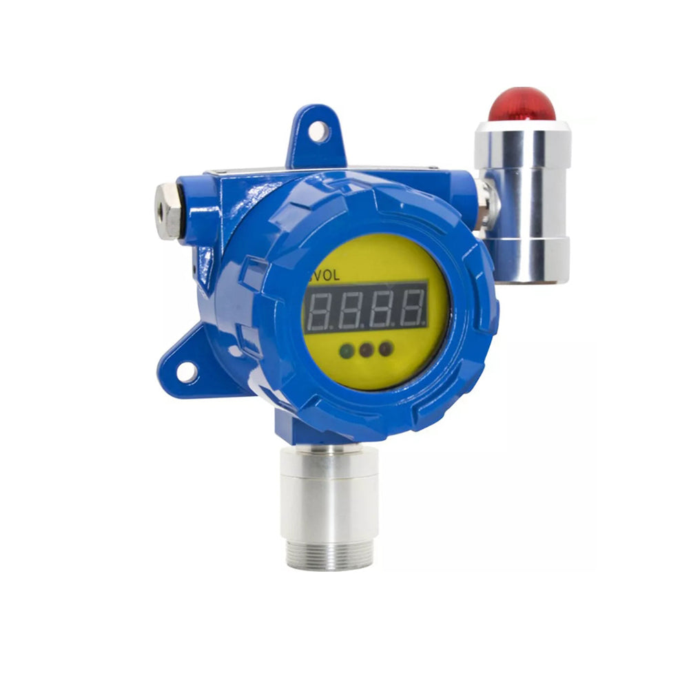 VTSYIQI N2 Gas Detector Fixed Nitrogen Gas Monitor with Resolution 0.1%VOL Measuring Range 70%-100%VOL Display Screen Aluminum Shell Material for Continuous Monitoring of Measurable Gases in Industrial Environments