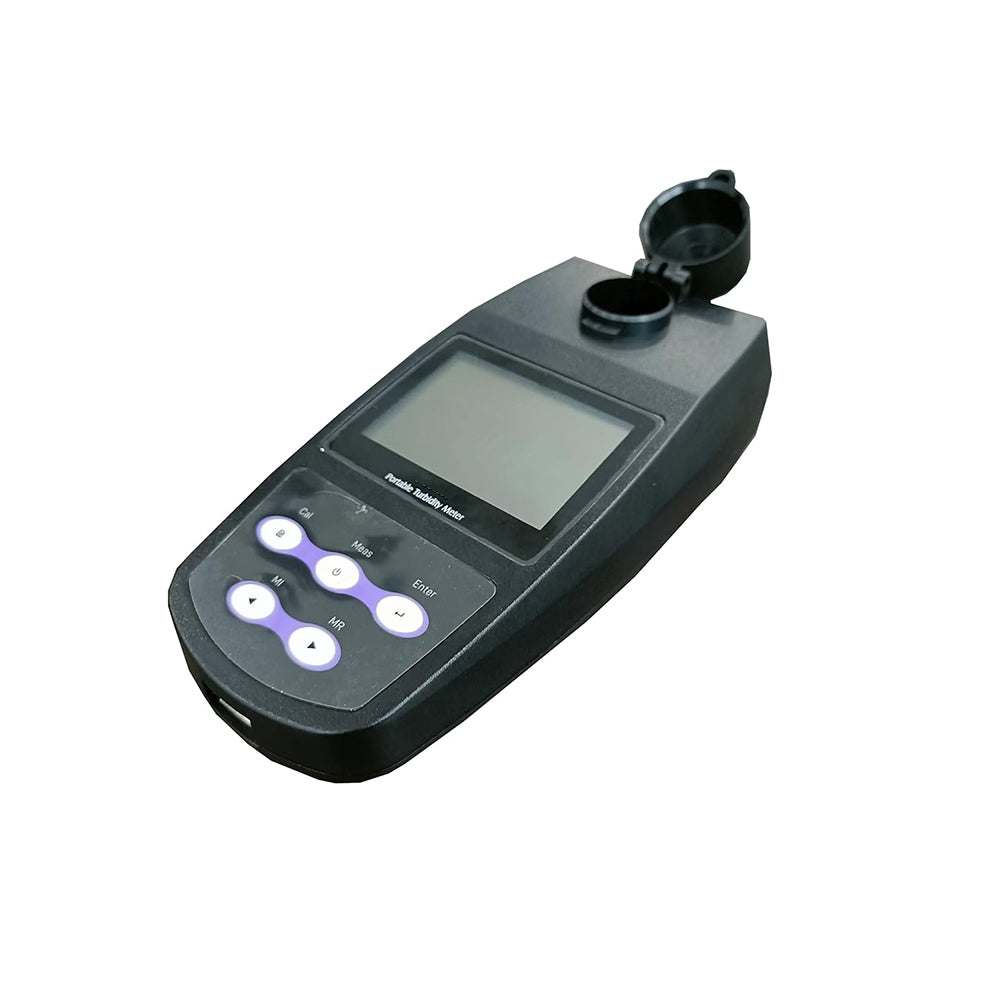 VTSYIQI Portable Turbidity Meter Kit Water Quality Tester Meter with 2 to 5 Points Calibration Range 0 to 1100 NTU/FNU 0 to 275 EBC 0 to 9999 ASBC ASTM ISO 7027 Standard Nephelometric Principle