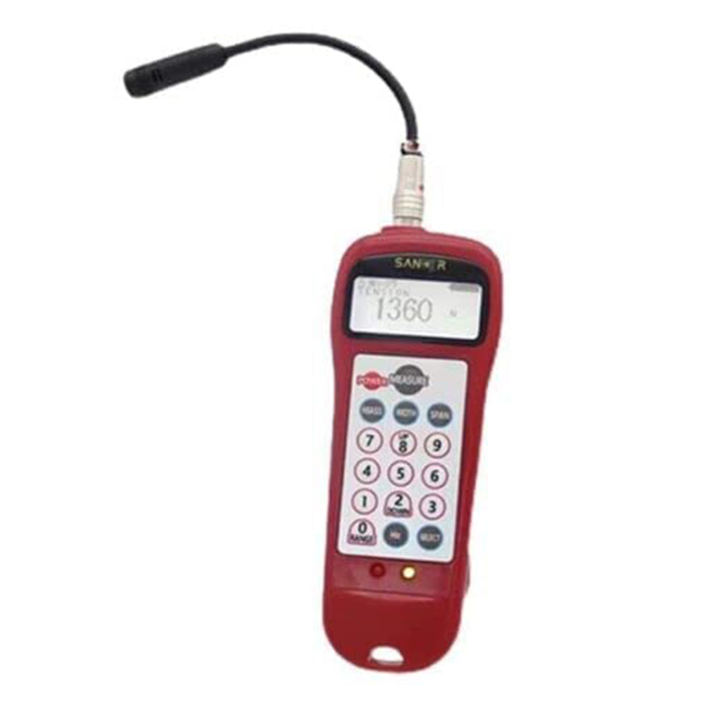 VTSYIQI Belt Tension Meter Belt Tension Measuring Instrument Sonic Belt Tension Tester with Tension Range 0.01 to 99900N Frequency Range 10Hz to 5000Hz 500 Groups Data Storage for V-Belt Series Fabric Covered Belts Multi-vinged Belts Etc