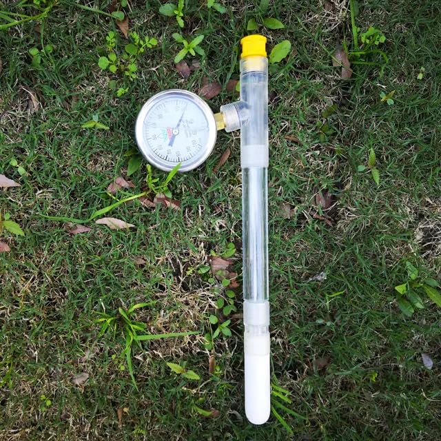 VTSYIQI Soil Tension Meter Soil Tensiometer Soil Tension Measurement with Testing Range 0 to 1 Bar/100 Kpa Length 30cm