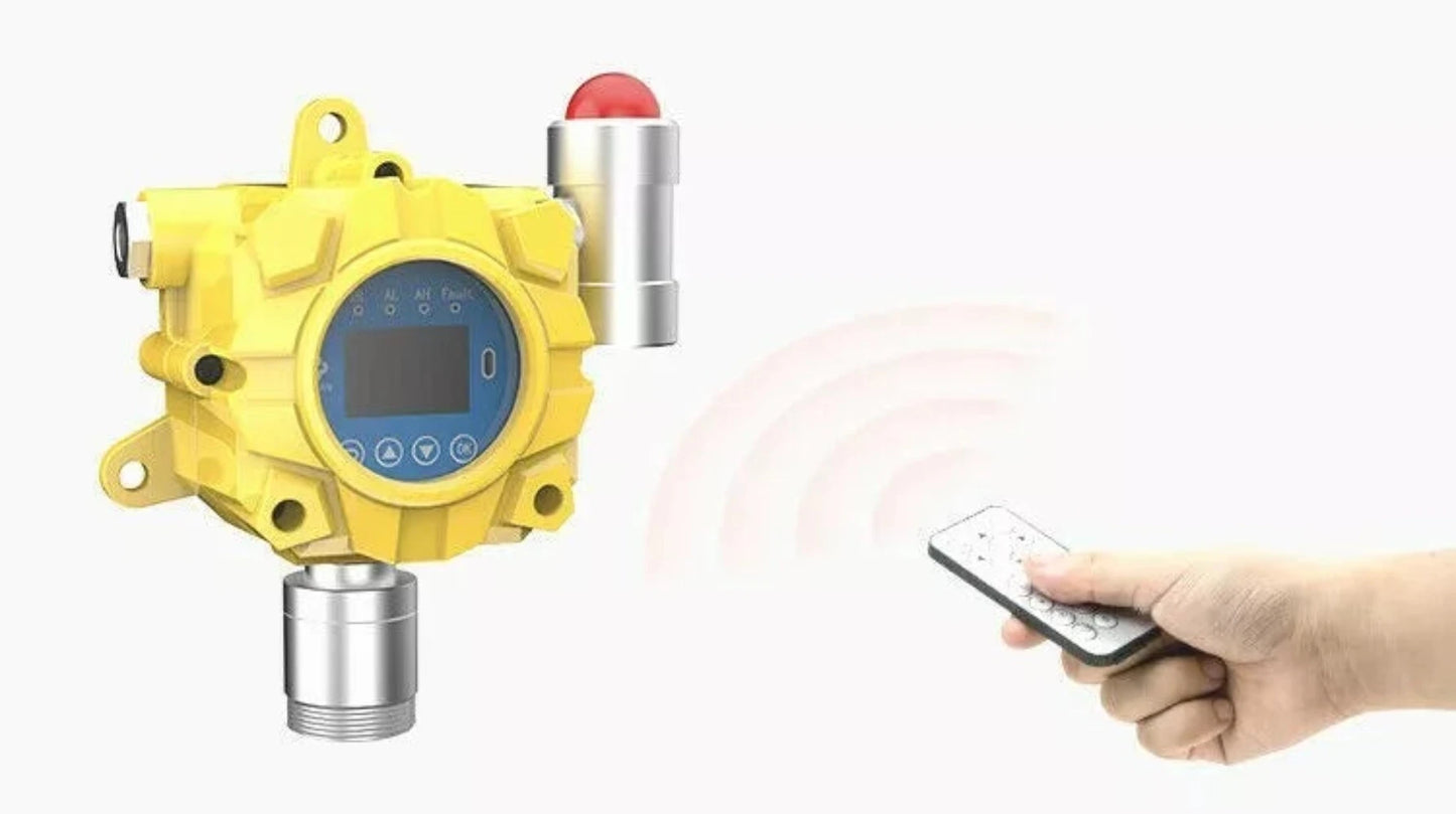 VTSYIQI Ozone Gas Detector O3 Gas Monitor Fixed O3 Gas Detector with Range 0-20PPM Resolution 0.1ppm for Refueling Aquaculture Biogas Gas Test