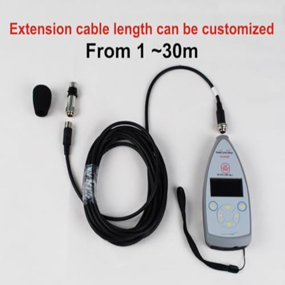 VTSYIQI Integrating Sound Level Meter Class 2 Sound Decibel Meter with Range 20Hz-12.5kHz 30dB(A)-130dB(A) 8000 Groups Data Storage