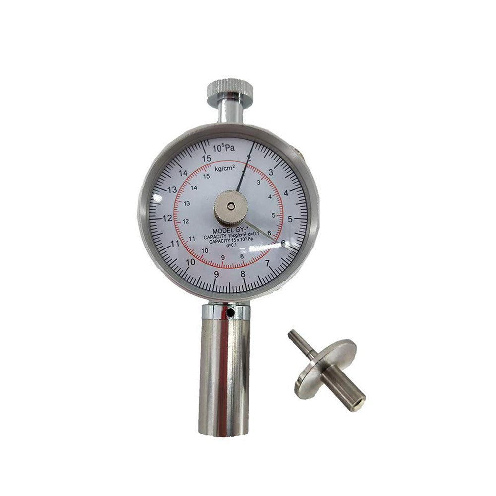 VTSYIQI Fruit Penetrometer Sclerometer Fruit Hardness Tester Fruit Firmness Tester Durometer Hardness Tester 3.5mm Fruit Durometer Hand Fruit Durometer 2-15kg/cm 2 (x10 5pa) Pressure Head