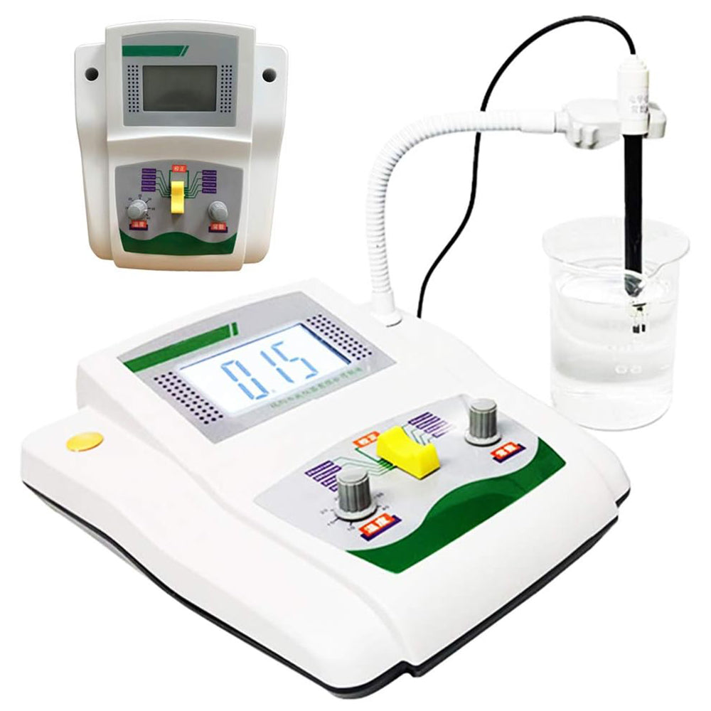 VTSYIQI Benchtop Lab Conductivity Meter Temperature Meter With 1% F.S Accuracy 0 to 200.0 mS/cm Range