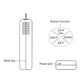 VTSYIQI Digital Fruit Penetrometer Sclerometer Farm Fruit Hardness Tester with Range 0.4 to 30kgf/cm2 Diameter 7.9mm