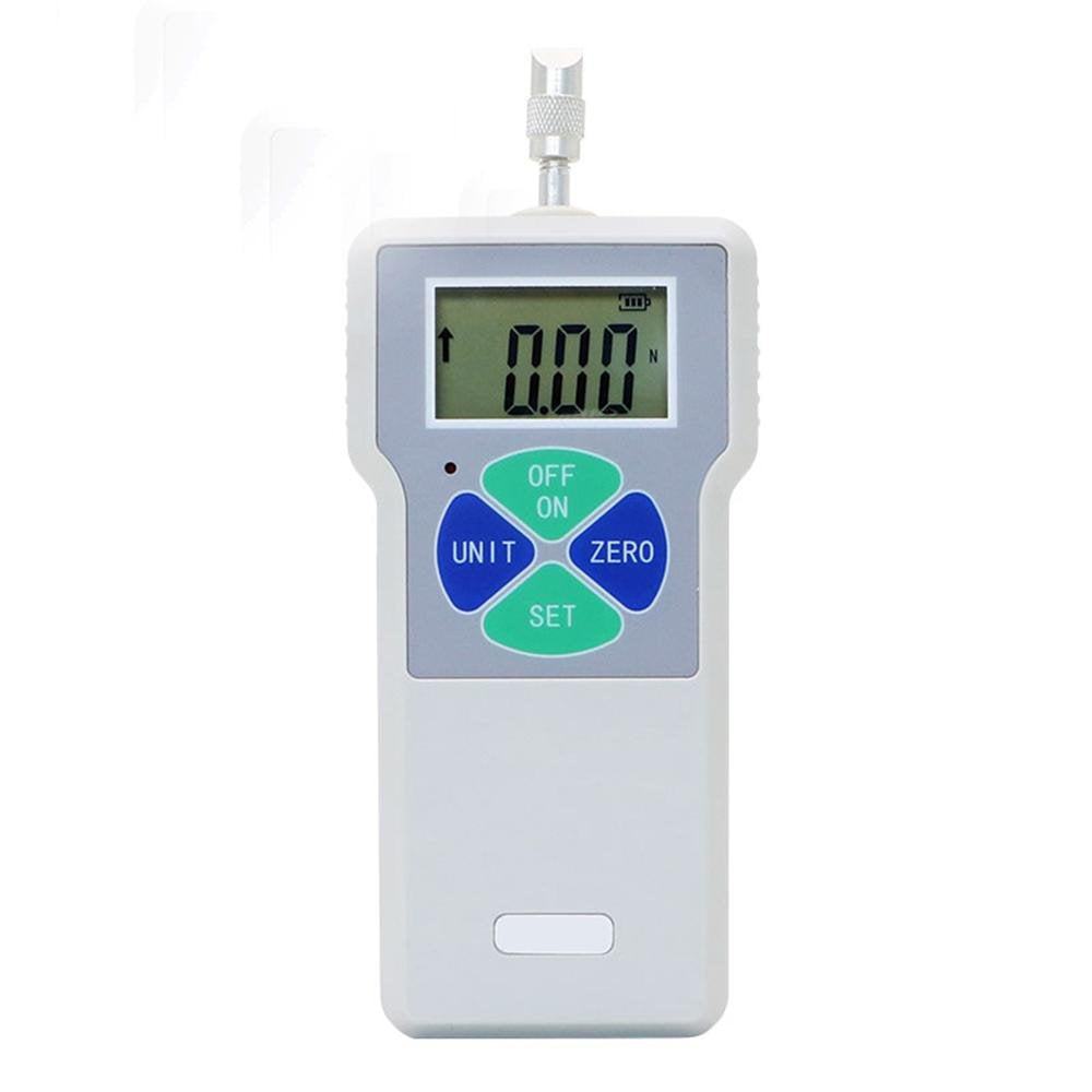 VTSYIQI Digital Push Pull Force Gauge Dynamometer Thrust Meter for Push Force and Pull Force Test with Precision ±0.5 Percent Capacity 100N 10kg 22 lbs