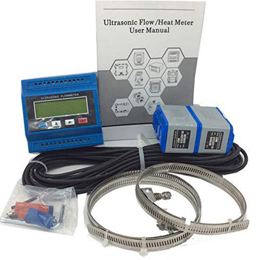 VTSYIQI Ultrasonic Water Flow Meter Flowmeter Tester With Transducer Measuring Range DN50-6000mm For Liquid Testing