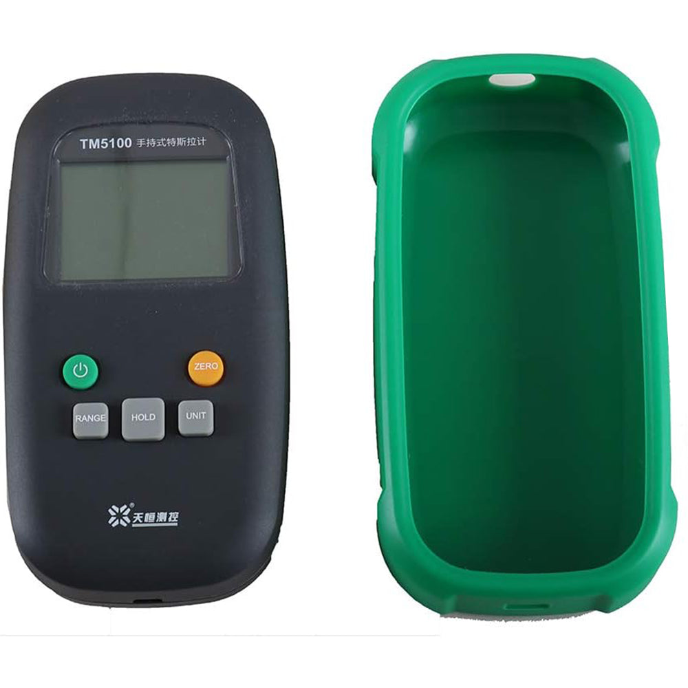 VTSYIQI Gauss Meter Handheld Tesla Meter Fluxmeter Magnetic Field Gauss Meter With Radial Hall probe Probe