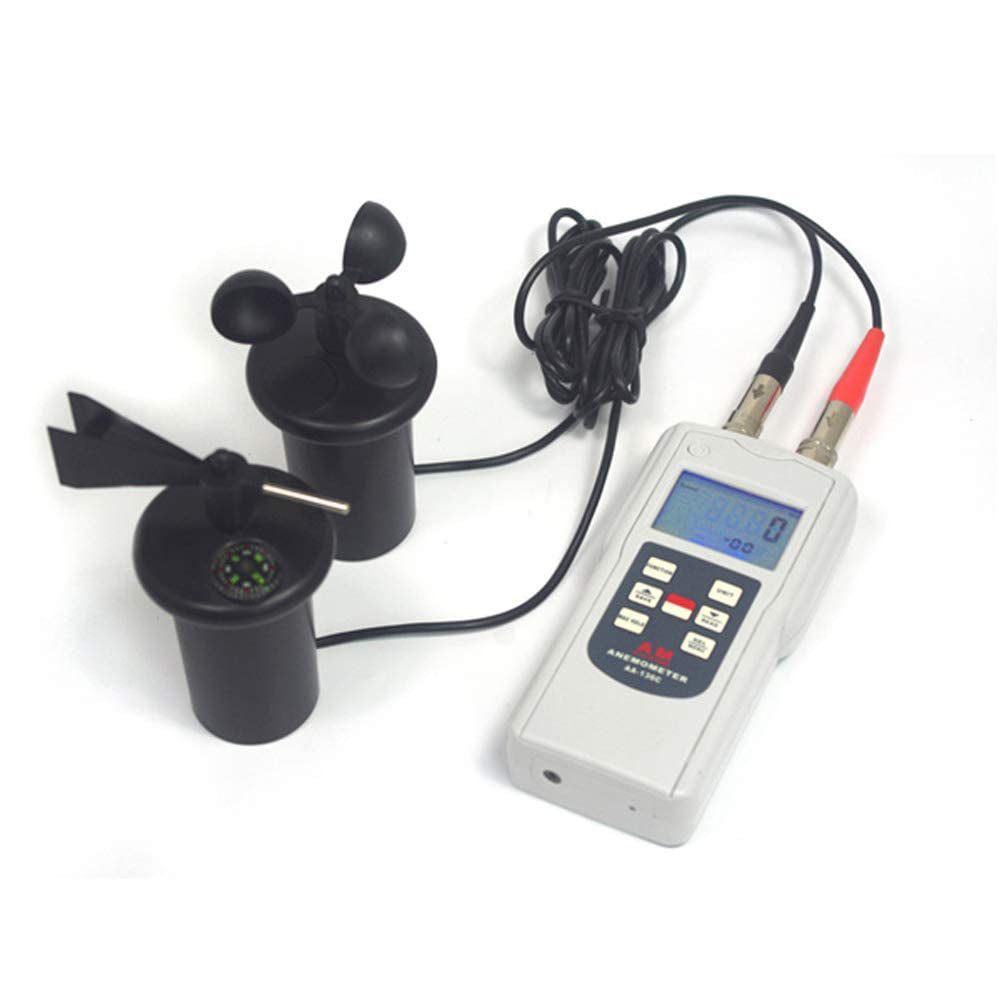 VTSYIQI Thermo Anemometer Air Flow Velocity Wind Speed Meter With USB data output