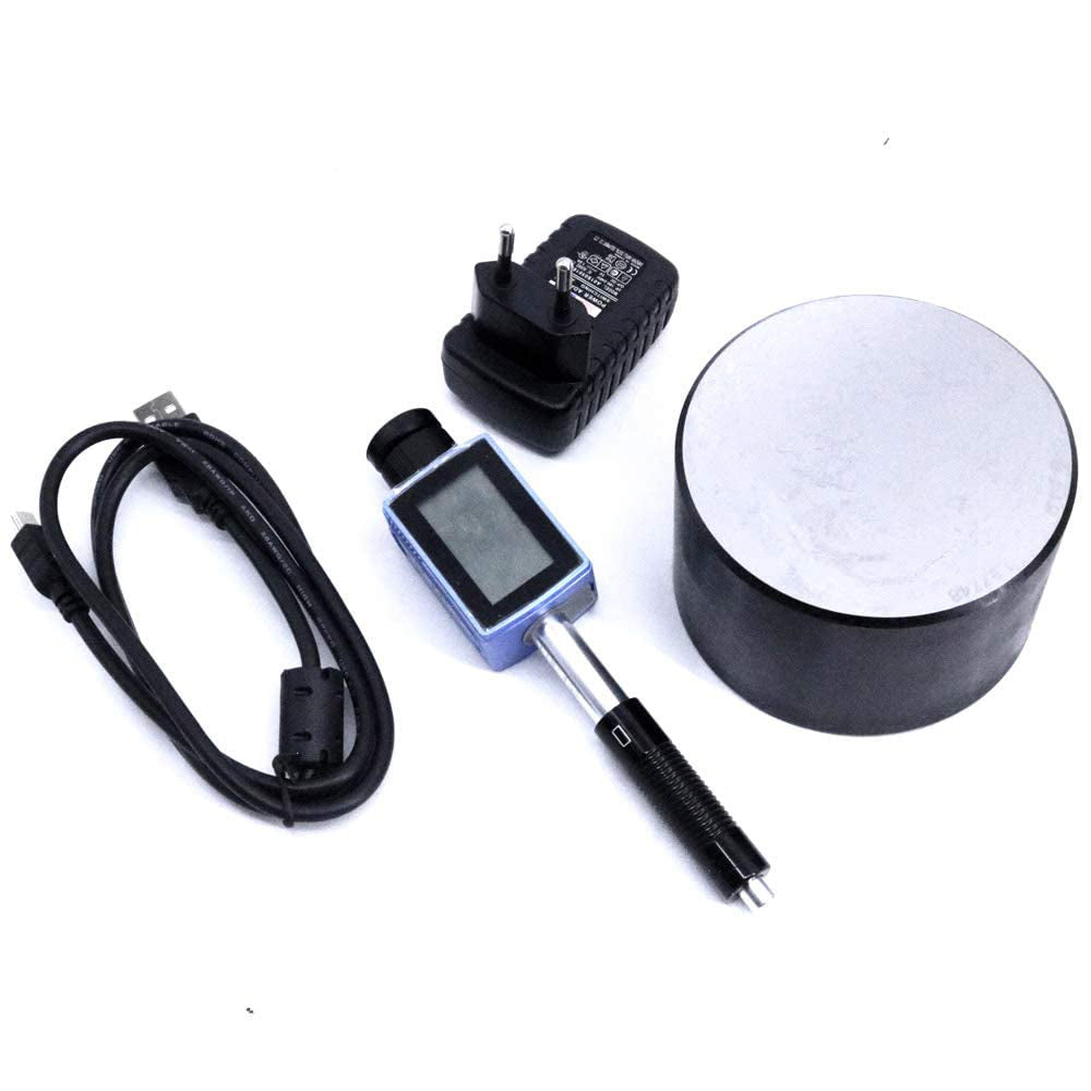 VTSYIQI Pen Type Leeb Hardness Tester Meter Durometer with Digital Display Impact Device Type D Multiple Hardness Scale with Data Storage Function