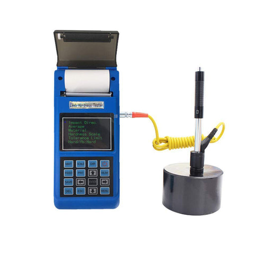 VTSYIQI Leeb Hardness Tester Meter with Printer Color Screen Measuring HRC HL HRA HRB HB HV HS