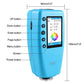 VTSYIQI Color Analyzer Colorimeter 4MM Color Difference Meter Tester for Coating Printing Color Screen Display