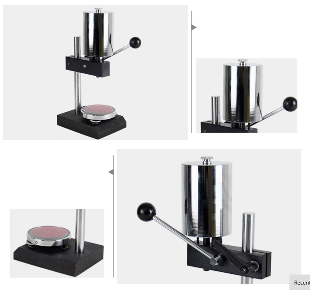 VTSYIQI Hardness Test Stand for Shore D Durometer Hardness Tester Durometers Stand Color White