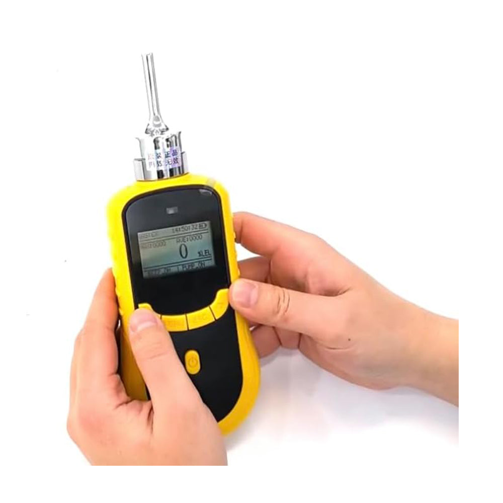 VTSYIQI Handheld ClO2 Detector with Measuring Range 0 to 20ppm Resolution 0.01ppm Data Logging Function Detection Principle Electrochemical Built-in Micro Sampling Pump for Chlorine Dioxide Gas Test